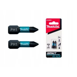 PUNTA CRUZ IMPACT BLACK PH 1 (1/4"X25MM) BLISTER B-63600 MAKITA