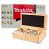 Set De Fresas 6 Unidades Toma 1/4" Madera D-53578 Makita Set De Fresas 6 Unidades Toma 1/4" Madera D-53578 Makita