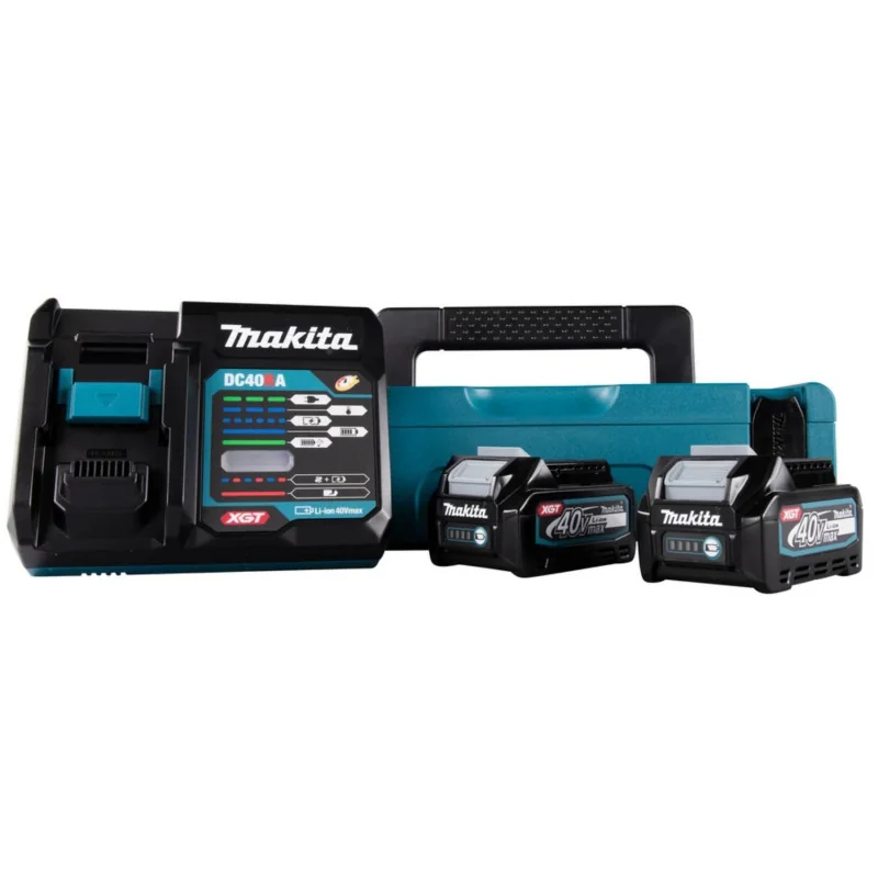 Kit Fuente 40V 4,0Ah Cargador Dc40Ra + Bateria Bl4 191J81-6 Makita Kit Fuente 40V 4,0Ah Cargador Dc40Ra + Bateria Bl4 191J81-6 Makita