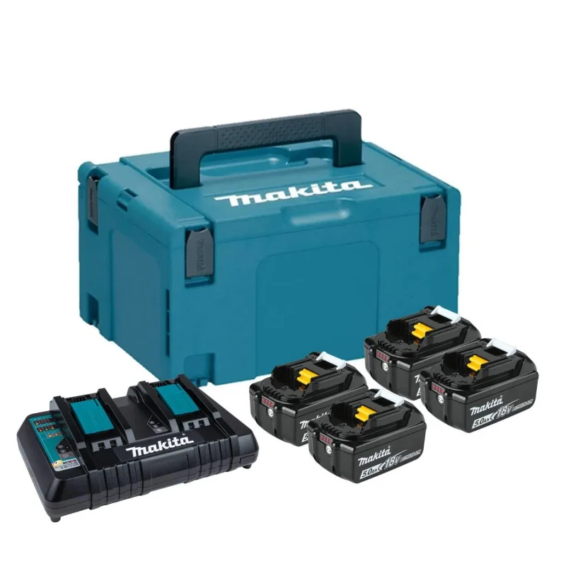 Kit Fuente 18V 5,0Ah Cargador Dc18Rd + Bateria Bl1 197626-8 Makita