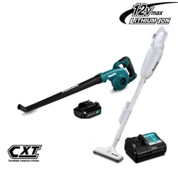 Combo Aspiradora Cl108Fdz + Soplador Ub101Dz + Batería 12V 1,5Ah + Cargador 12V CLX248 Makita