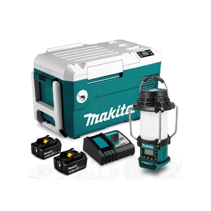 Combo Coolers 20Lt Lxt+2 Bat3.0Amp+Carg+Lamp/Radio Dcw180Z-3 Makita