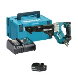 Atornillador Autoalimentado Inal. 18V Lxt 25-55Mm  Bl/Xpt/Batería Bl1850 (5Ah) X2 + Cargador + Makpac Dfr551Rtj Makita