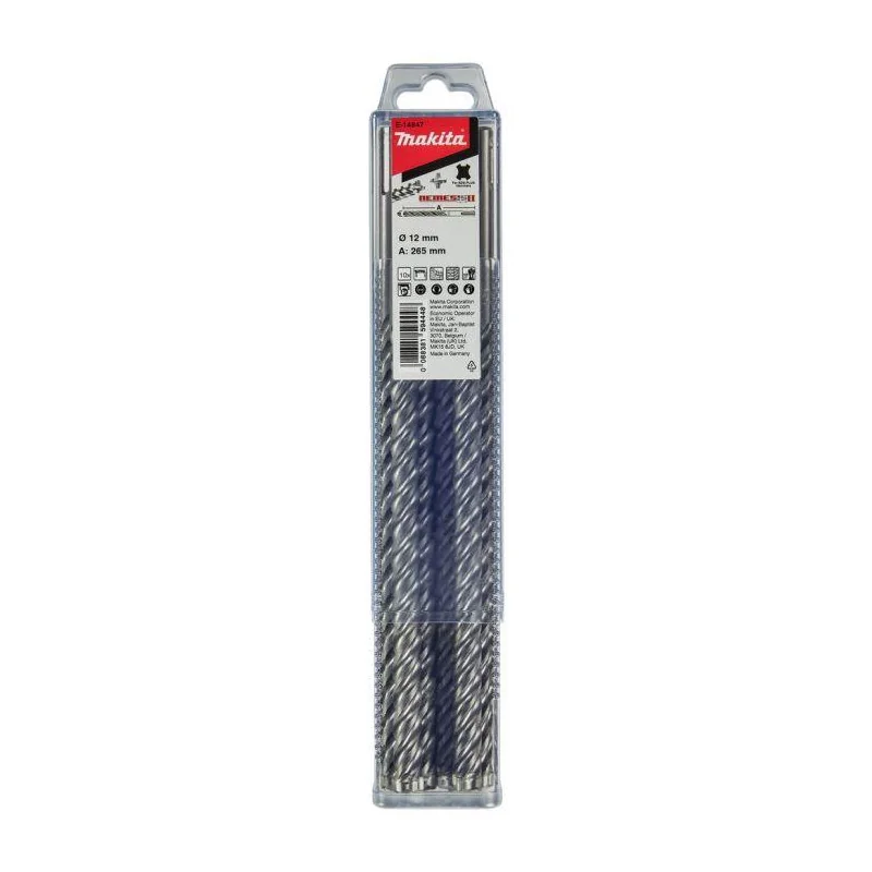 Broca Sds-Plus Nemesis-2  12 Mm X 260Mmx10 Pzs E-14847 Makita