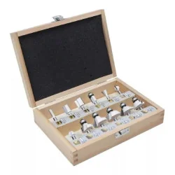 Set De Fresas 12 Unidades Toma 1/4" Madera D 53584 Makita