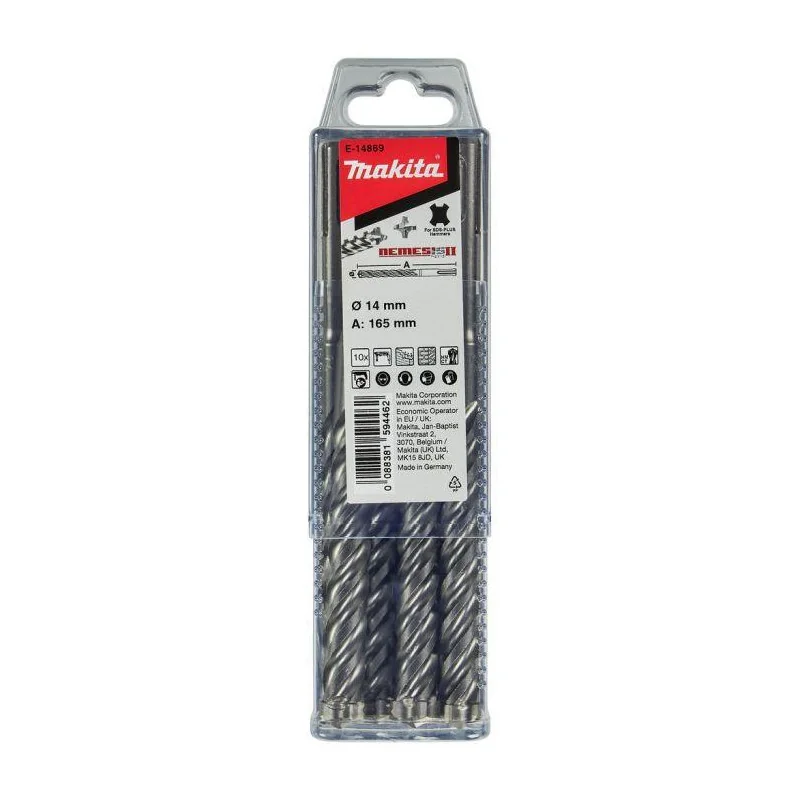Broca Sds-Plus Nemesis-2 14 Mm X 165Mmx10 Pzs E-14869 Makita