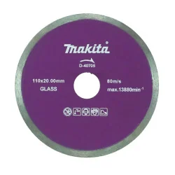Disco Diamantado Cont. 4-1/4" (110 X 20Mm) Vidrio- D-40705 Makita