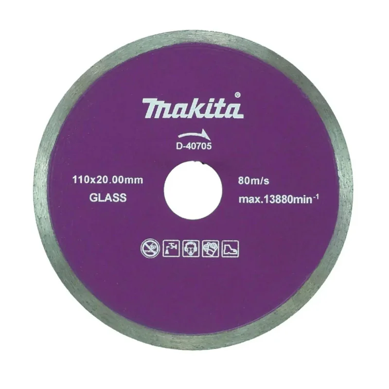 Disco Diamantado Cont. 4-1/4" (110 X 20Mm) Vidrio- D-40705 Makita