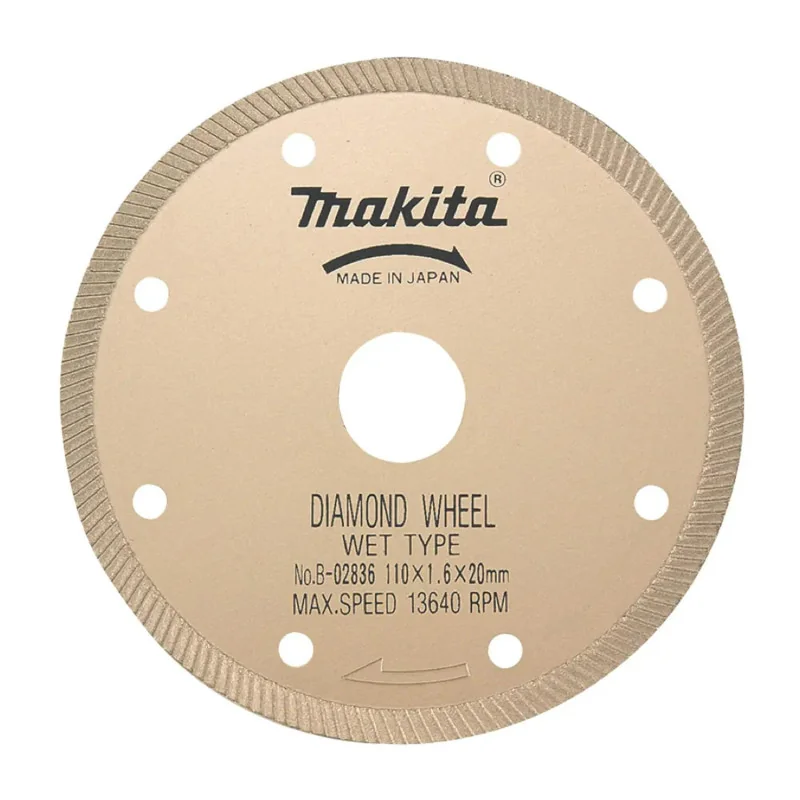 Disco Diamantado Cont. 4-1/4" (110 X 20Mm) Para Uso G B-02836 Makita