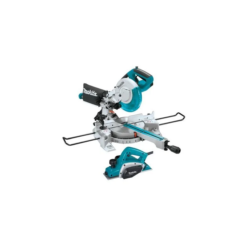 Combo Sierra Ingleteadora  Ls0815Fl+Cepillo M1902B Ls0815Fl-1 Makita