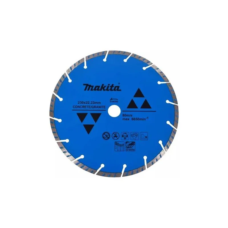 Disco Diamantado Seg. 9" (230Mm X 22.23Mm) Para Concr D-44345 Makita