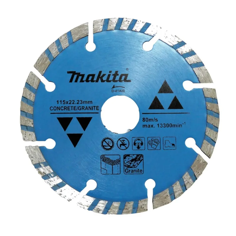 Disco Diamantado Seg. 4-1/2" (115Mm X 22.23Mm)P/Co D-41420 Makita
