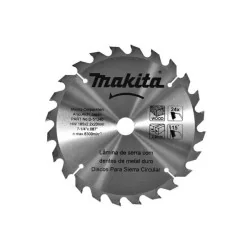 Disco Sierra 7-1/4" X 20Mm X 24 Dte Madera Con Buje D-51340 Makita