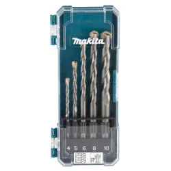 Set Brocas 5 Unid. Concreto 4.5.6..8 Y 10Mm D-72877 Makita