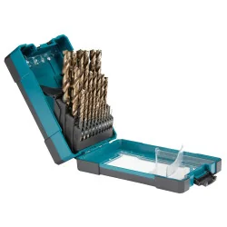 Set Brocas Metal Hss  M-Force 25 Pcs Set 1-13Mm D-67599 Makita