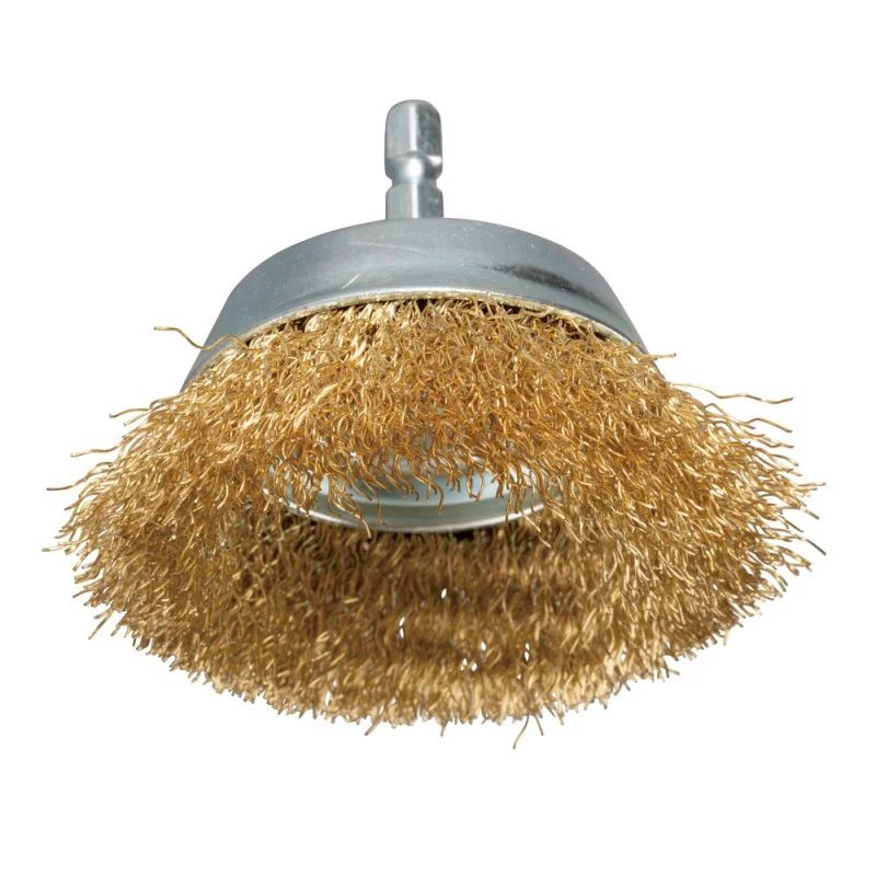 Grata Copa Conica 63Mm(2-1/2") Ac. Ondulado Bronce D-73623 Makita