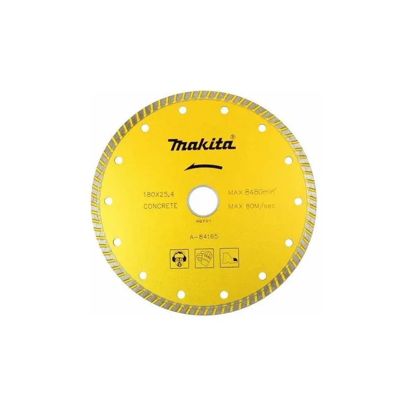 Disco Diamantado Turbo 4-1/4" (105 X 25Mm) Buje 22 A-84165 Makita