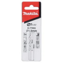 Broca Metal Hss-Gs 1.5 X 40 Mm. (2 Un) D-77693 Makita