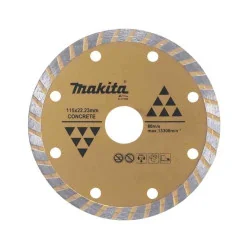 Disco Diamantado Turbo 4-1/2" (115 X 22.23Mm) Para Co D-37596 Makita