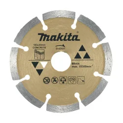 Disco Diamantado Seg. 4-1/4" (105 X 20Mm) Buje 16M D-42531 Makita