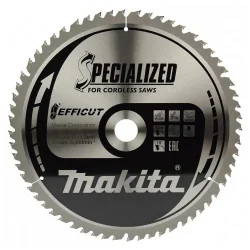 Disco Sierra 6-1/2" (165Mm X 20Mm X 60Dte) Madera B-69886 Makita