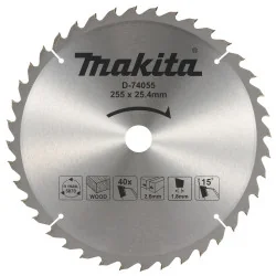 Disco Sierra 10" (255Mm X 25,4Mm X 40 Dte) Rotacio D-74055 Makita