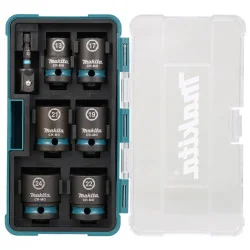 Dado Impacto Set Sq 1/2" 13-17-19-21-22-24Mm+Adap E-16592 Makita