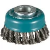 Grata Copa Conica Trenzado Acero Galv 80Mm X-Lock D-73380 Makita