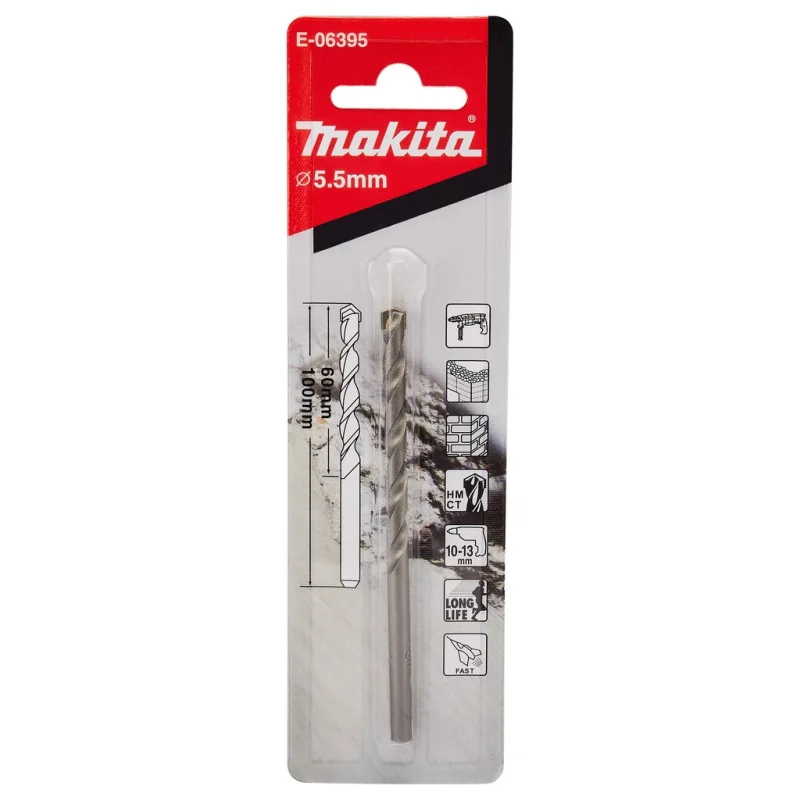 Broca Concreto T.C.T 5.5X100Mm E-06395 Makita