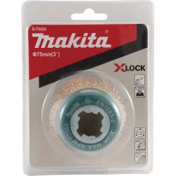 Grata Copa Conica Ondulado Acero Galv 75Mm X-Lock D-73433 Makita