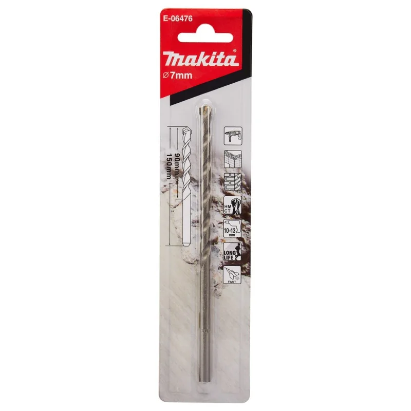 Broca Concreto T.C.T 7X150Mm E-06476 Makita