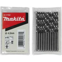Broca Metal Hss 4.2 X 75Mm (10 Unid) D-17762 Makita