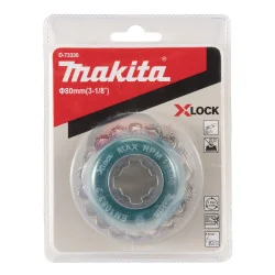 Grata Copa Conica Trenzado Ac Inox 80Mm X-Lock D-73330 Makita