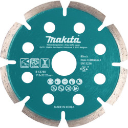 Disco Diamantado Seg. 4-1/2" (115 X 22.23Mm) P/Con B-53780 Makita