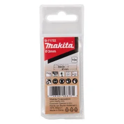 Set Broca Madera 10Pzs 3X6Mm D-71722 Makita