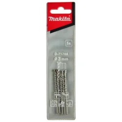 Broca Mamposteria Bit 3X60Mm 5Pcs Set D-71788 Makita