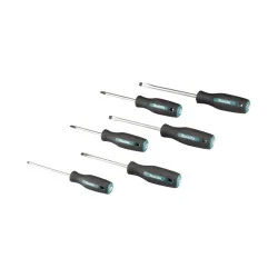 Destornilladores Set 6Pcs Pz1X80. Pz2X100. Sl4.0X E-13502 Makita