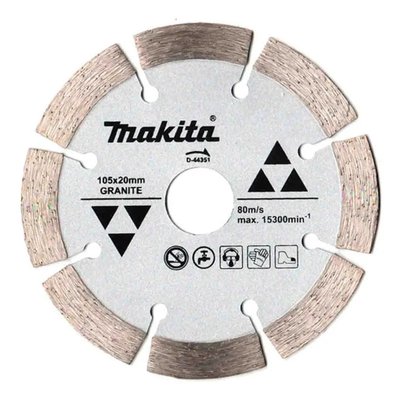 Disco Diamantado Seg. 4-1/4" (105 X 20Mm) Buje 16M D-44351 Makita