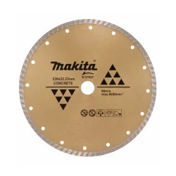Disco Diamantado Turbo 9" (230 X 22.23Mm) Para Concre D-37627 Makita