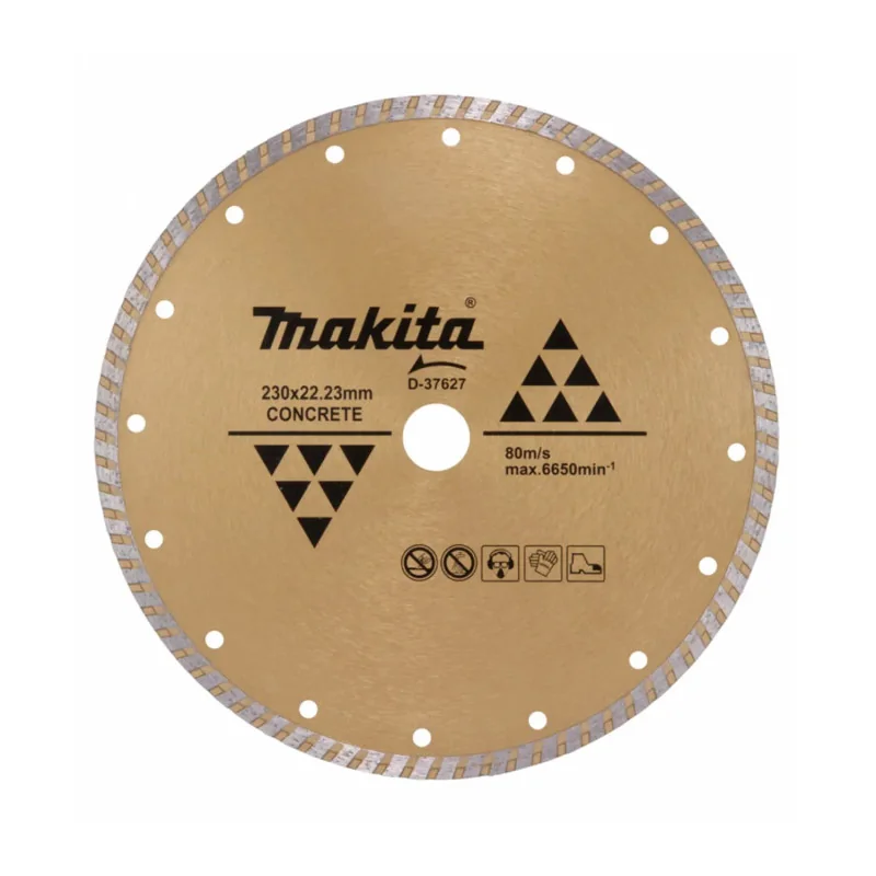 Disco Diamantado Turbo 9" (230 X 22.23Mm) Para Concre D-37627 Makita