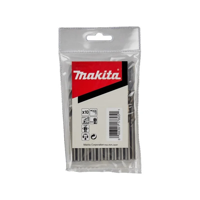 Broca Metal Hss 1.75 X 46 Mm. (10 Unid.) D-06242 Makita